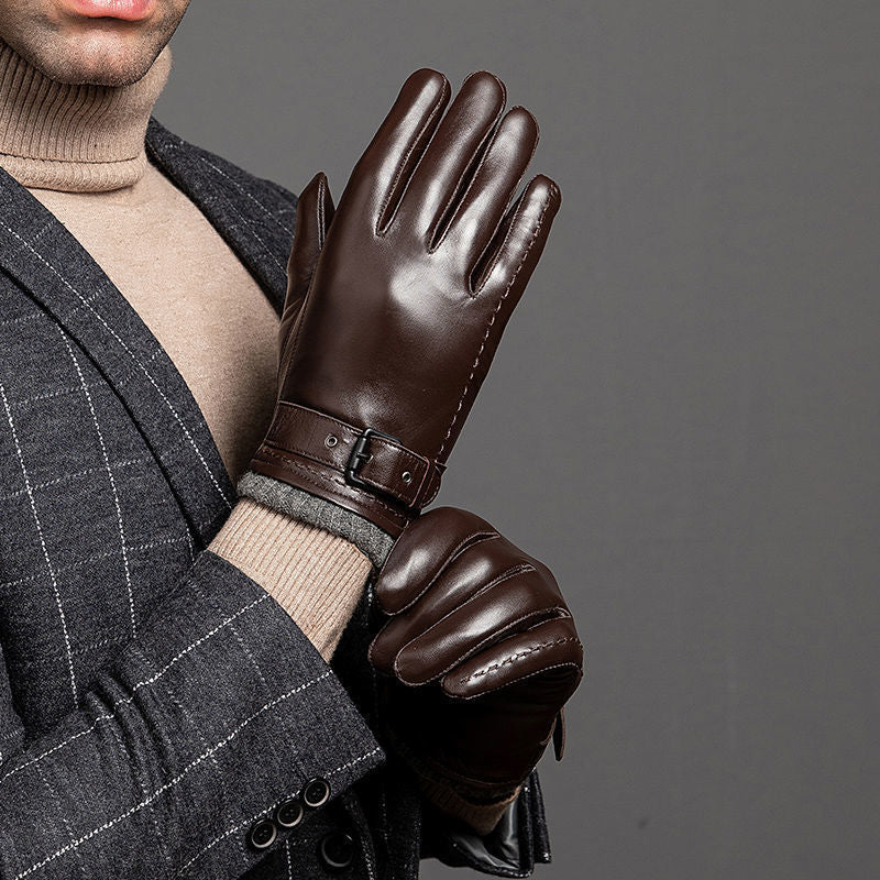 Frogier Genuine Leather & Pure Cotton Gloves