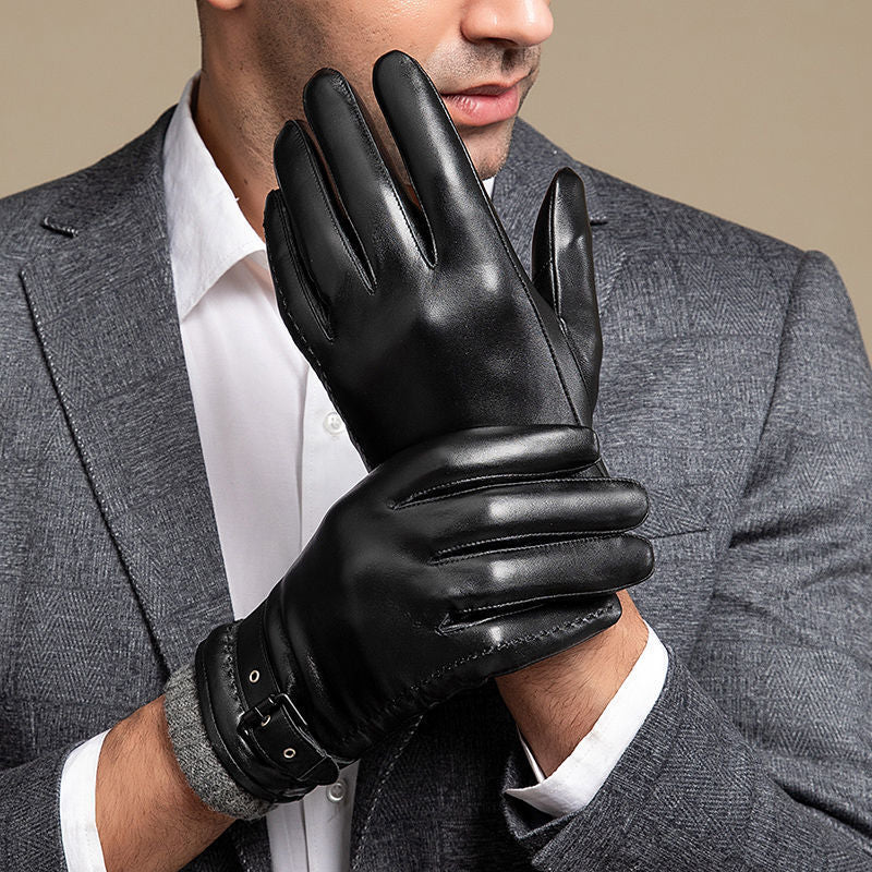 Frogier Genuine Leather & Pure Cotton Gloves