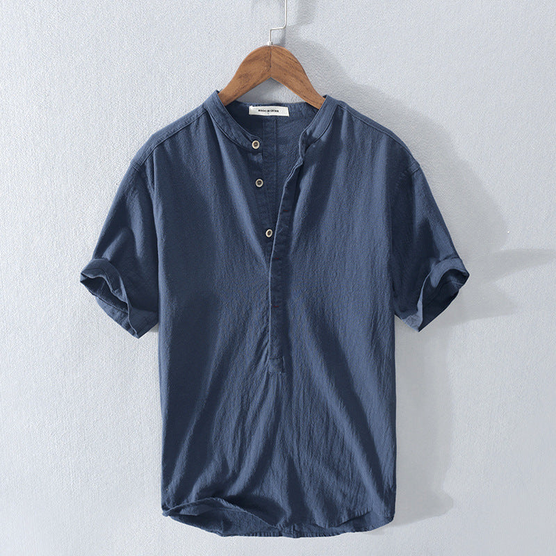 Monte Carlo Breeze | Linen-Cotton Shirt