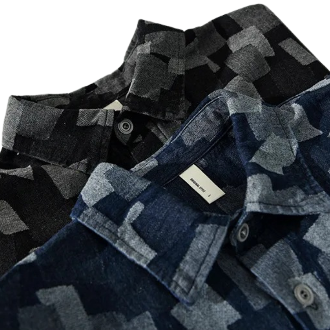 Dǎli Abstract Cotton Shirt