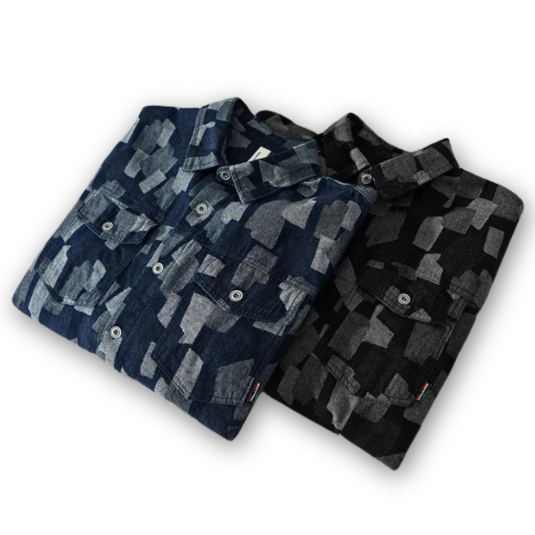 Dǎli Abstract Cotton Shirt