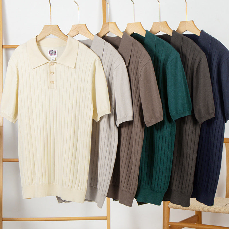 Mulsée Mulberry Silk Polo Shirt