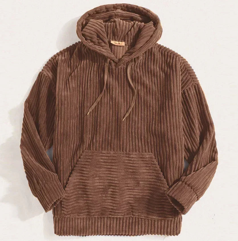 Monaco Core Corduroy Cotton Hoodie