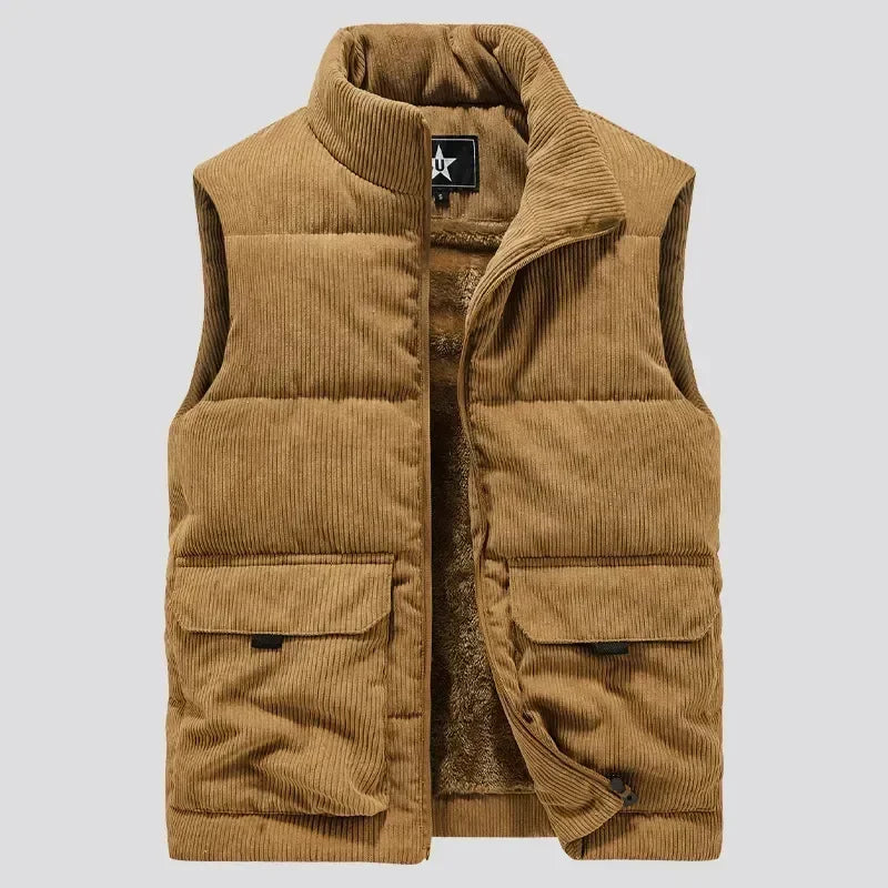 Cannes Corduroy Cotton Gilet Body Warmer