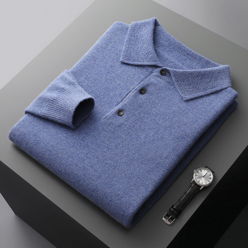 Hercules Long Sleeved Wool Polo