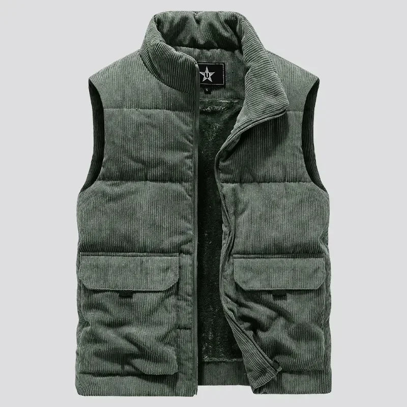 Cannes Corduroy Cotton Gilet Body Warmer