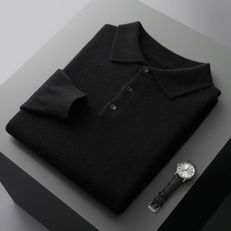 Hercules Long Sleeved Wool Polo