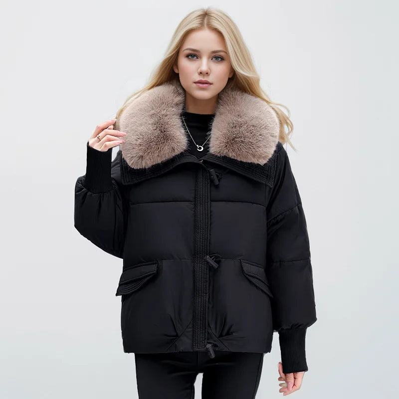 La Rochelle Cotton Collar Down Jacket