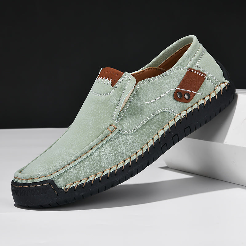 Casteou Slip On Leather Loafers