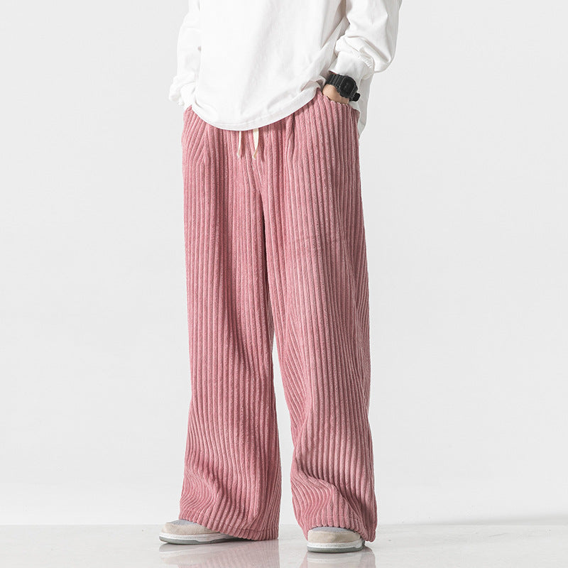 Bellet Loose Fit Corduroy Cotton Sweat Pants