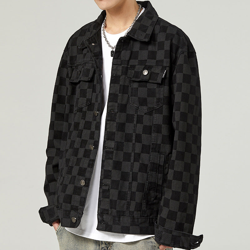 Lugano Denim Check Jacket