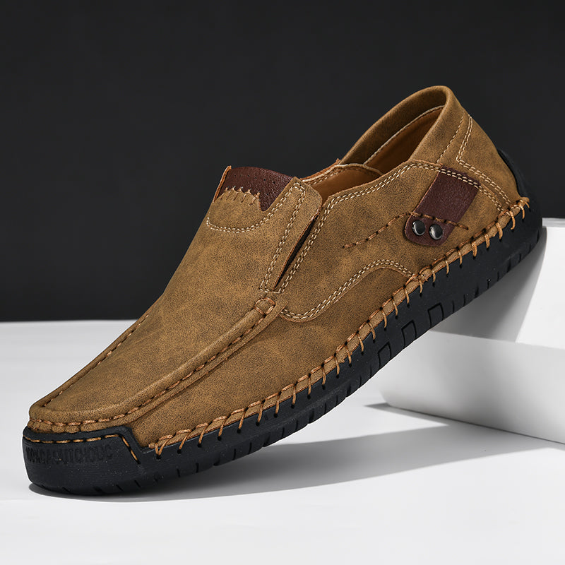 Casteou Slip On Leather Loafers