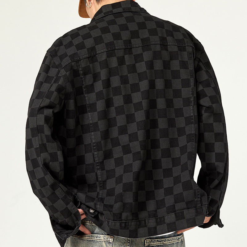 Lugano Denim Check Jacket