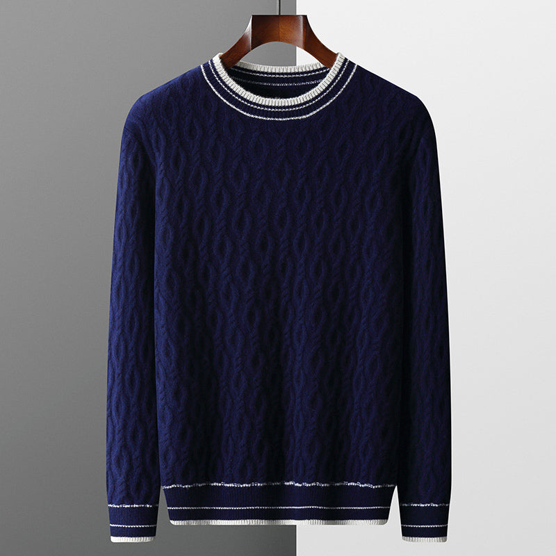 Germain Cashmere Wool Cable-knit Sweater