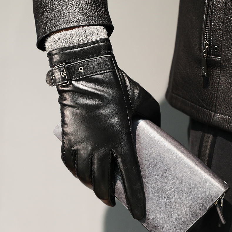 Frogier Genuine Leather & Pure Cotton Gloves