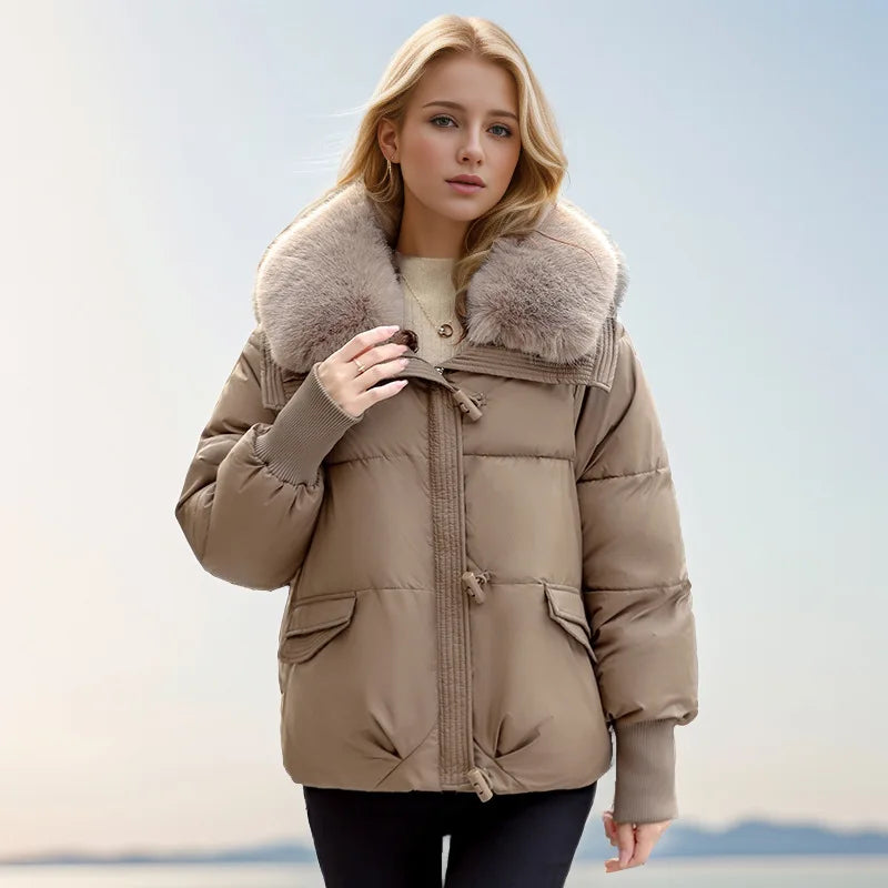 La Rochelle Cotton Collar Down Jacket