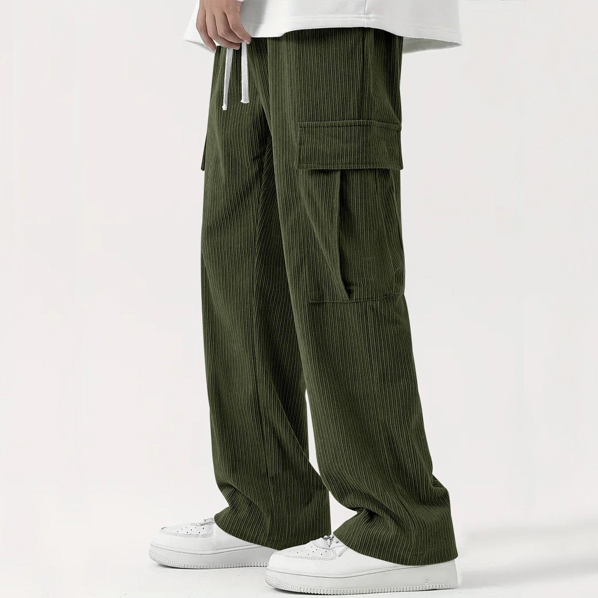 Faisse Corduroy Cotton Sweat Pants