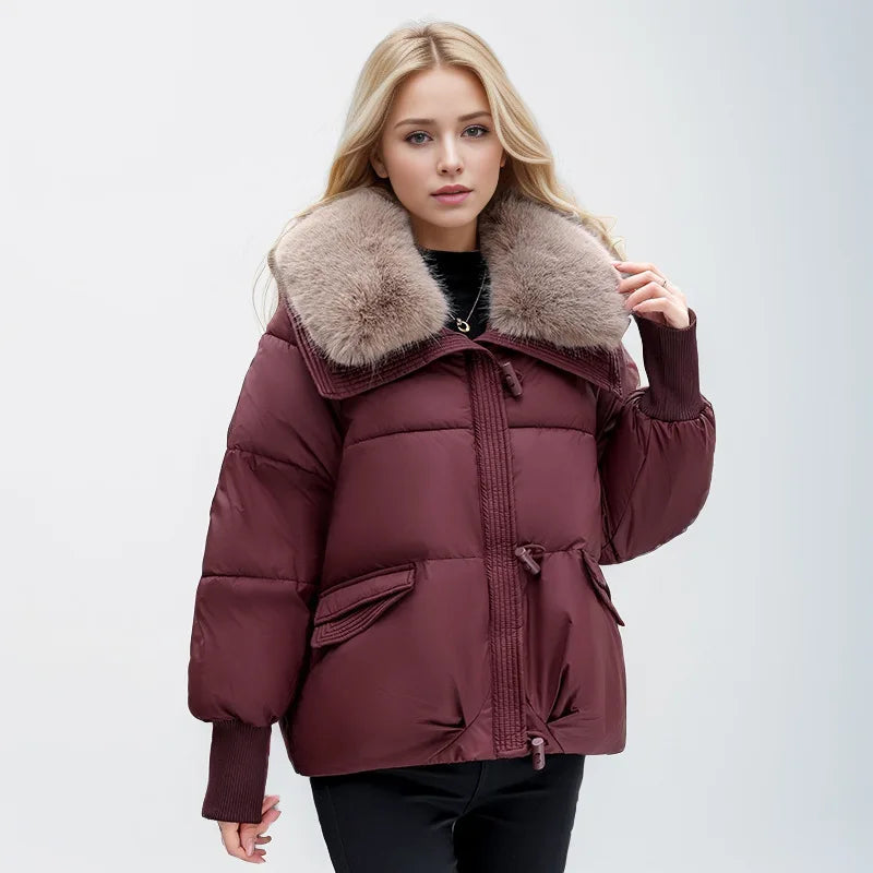 La Rochelle Cotton Collar Down Jacket