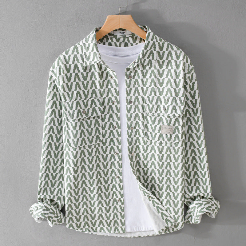 Mosaic Cotton Shirt