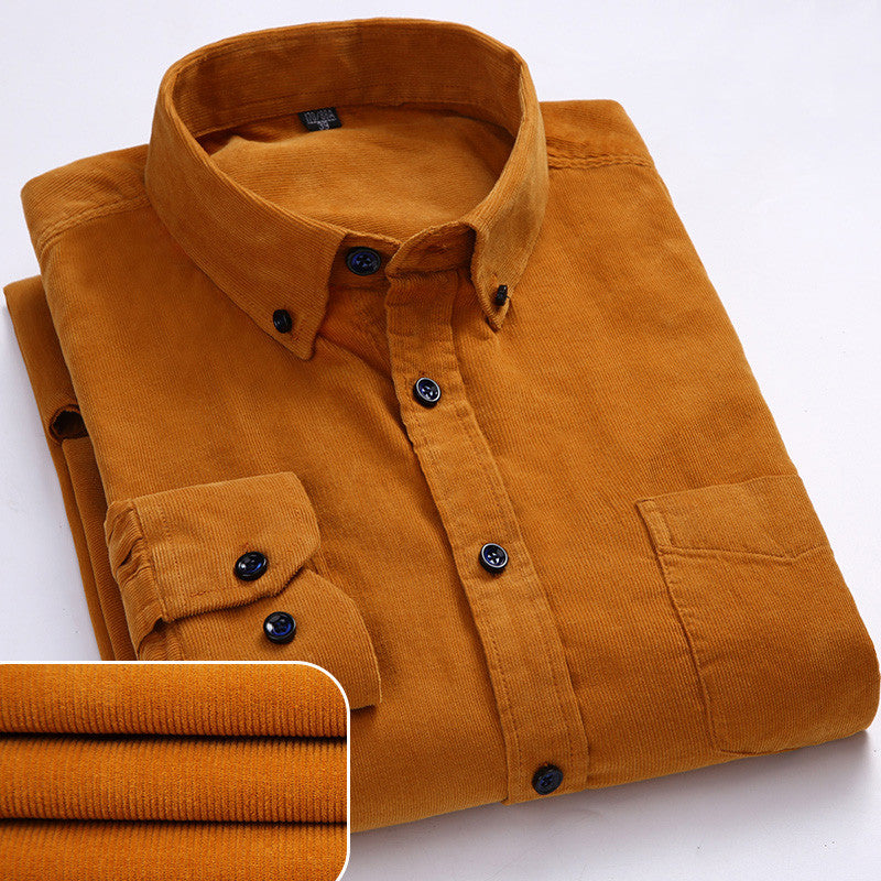 Monte Pure Corduroy Cotton Shirt