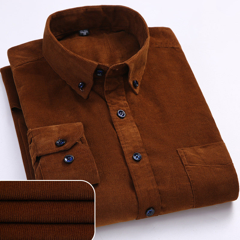 Monte Pure Corduroy Cotton Shirt