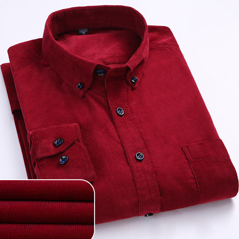 Monte Pure Corduroy Cotton Shirt