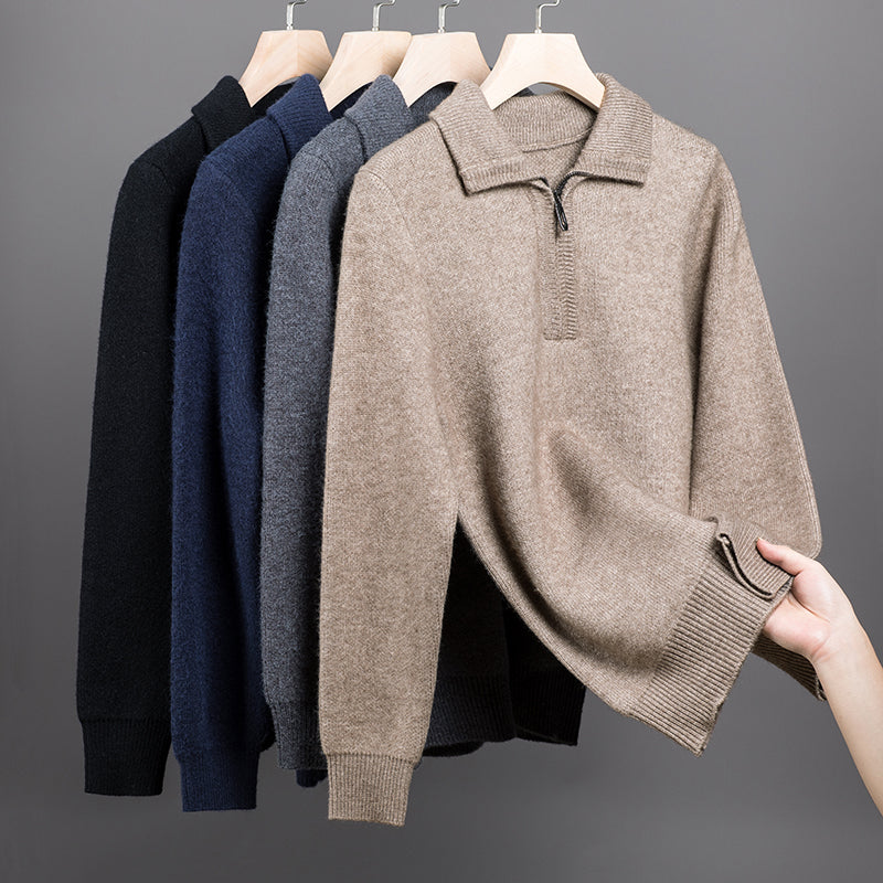 Accorto Cashmere Wool Half Zip