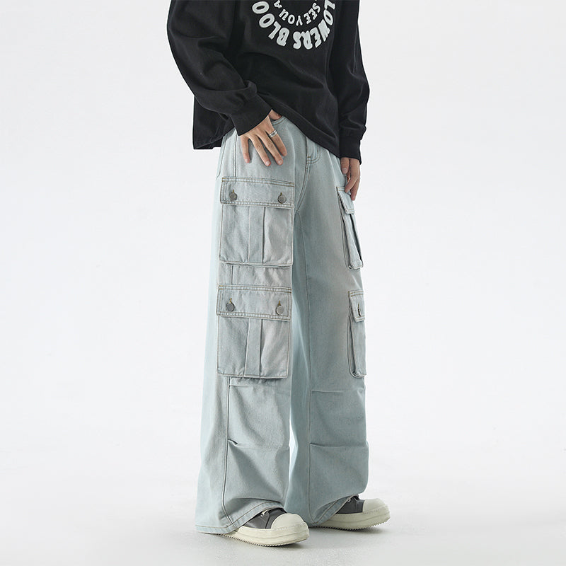 Reveston Denim Cargo Pants