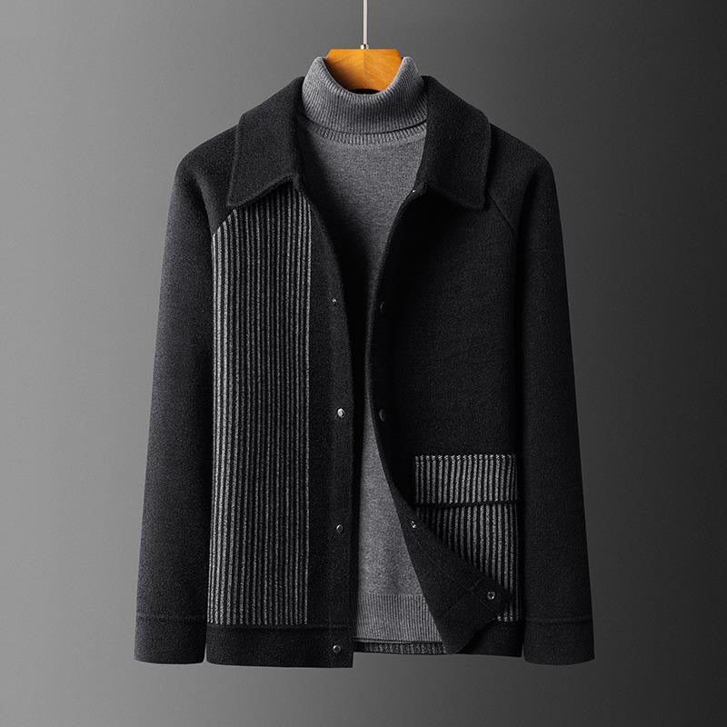 Le Laune Wool Blend Lapel Jacket