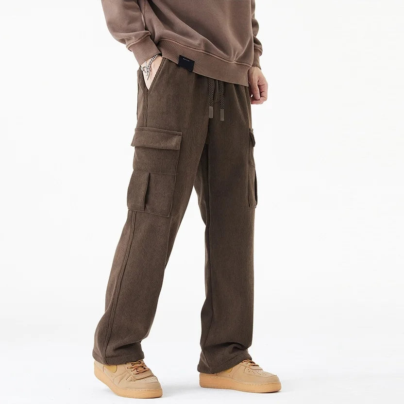 Subrana Corduroy Cotton Sweat Pants