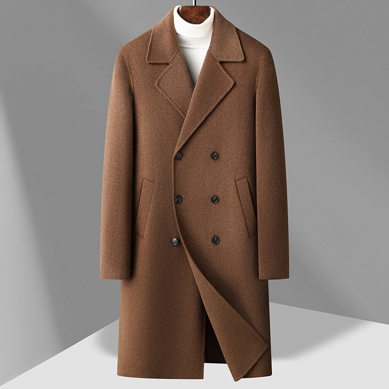 Le Colombier Cashmere Wool Padded Trench Coat