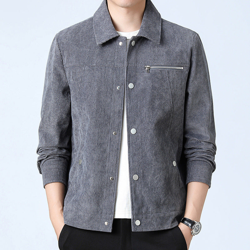 Prieure Corduroy Cotton Lapel Jacket