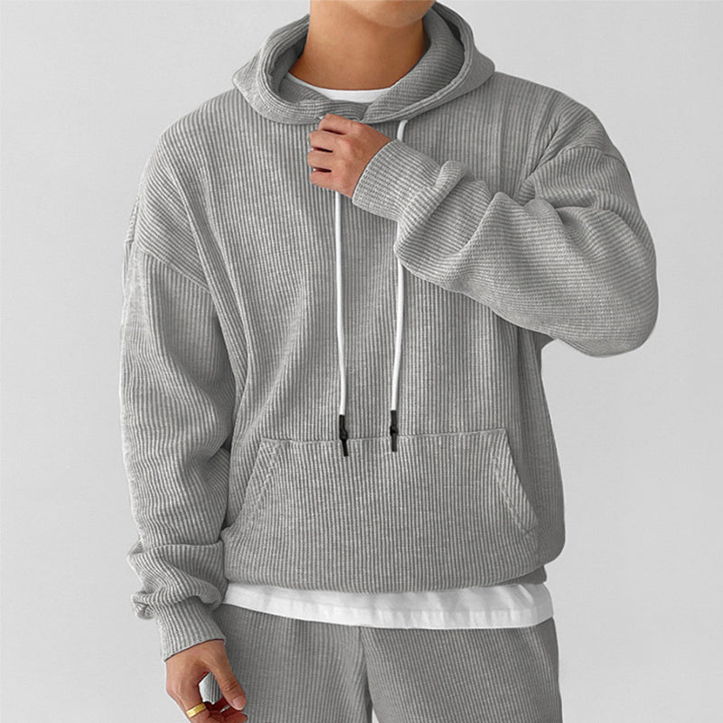 Peille Corduroy Cotton Hoodie