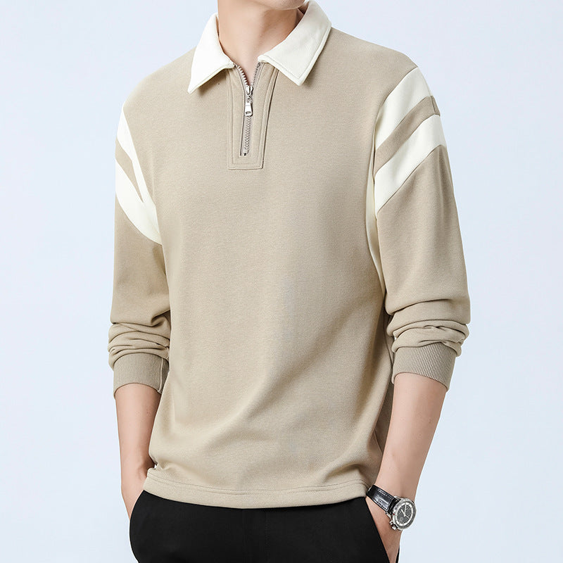 Verona Zip Lapel Sweatshirt