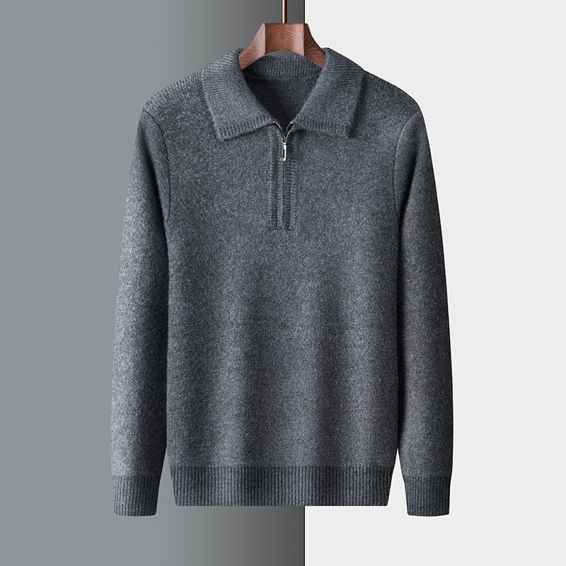 Accorto Cashmere Wool Half Zip