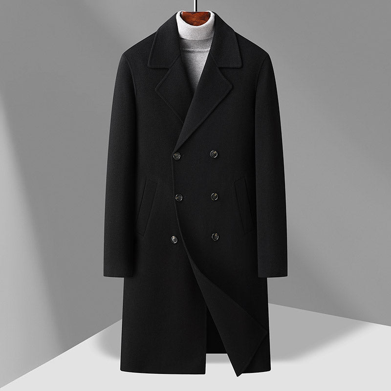 Le Colombier Cashmere Wool Padded Trench Coat