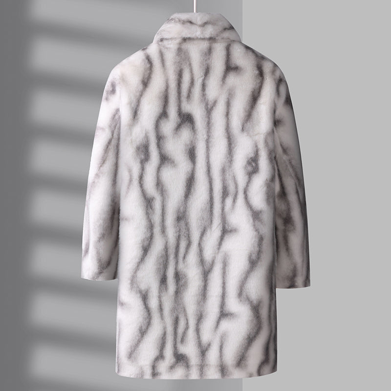 Castellar Wool Fur Trench Coat