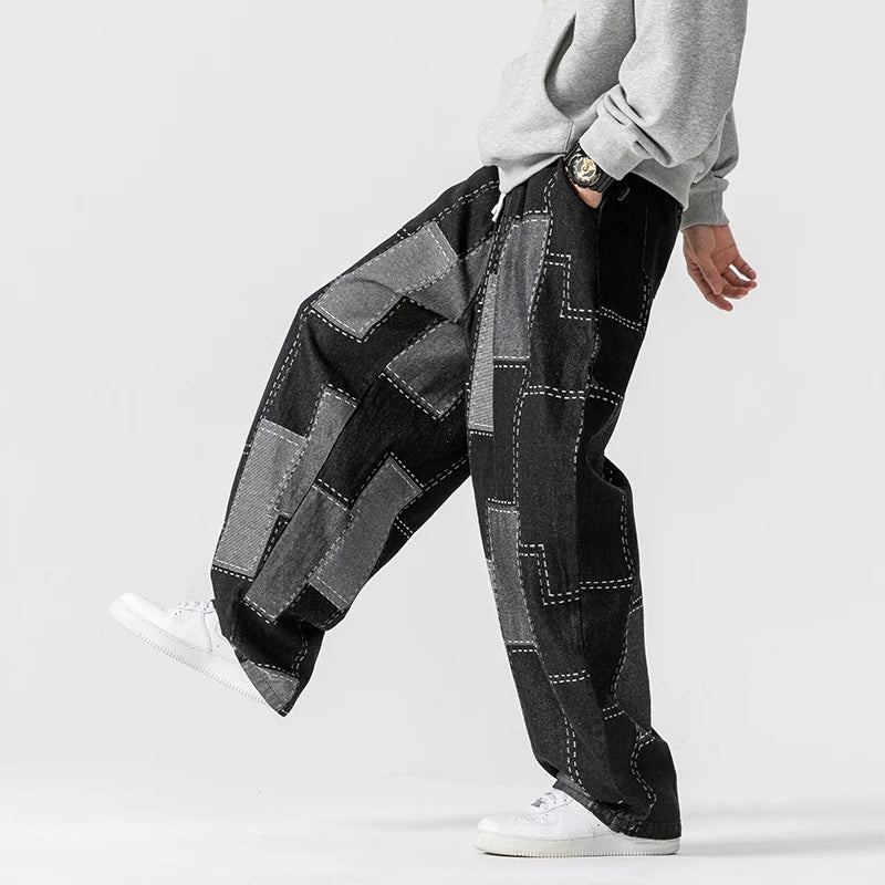 Sautde Millo Cotton Patchwork Sweat Pants