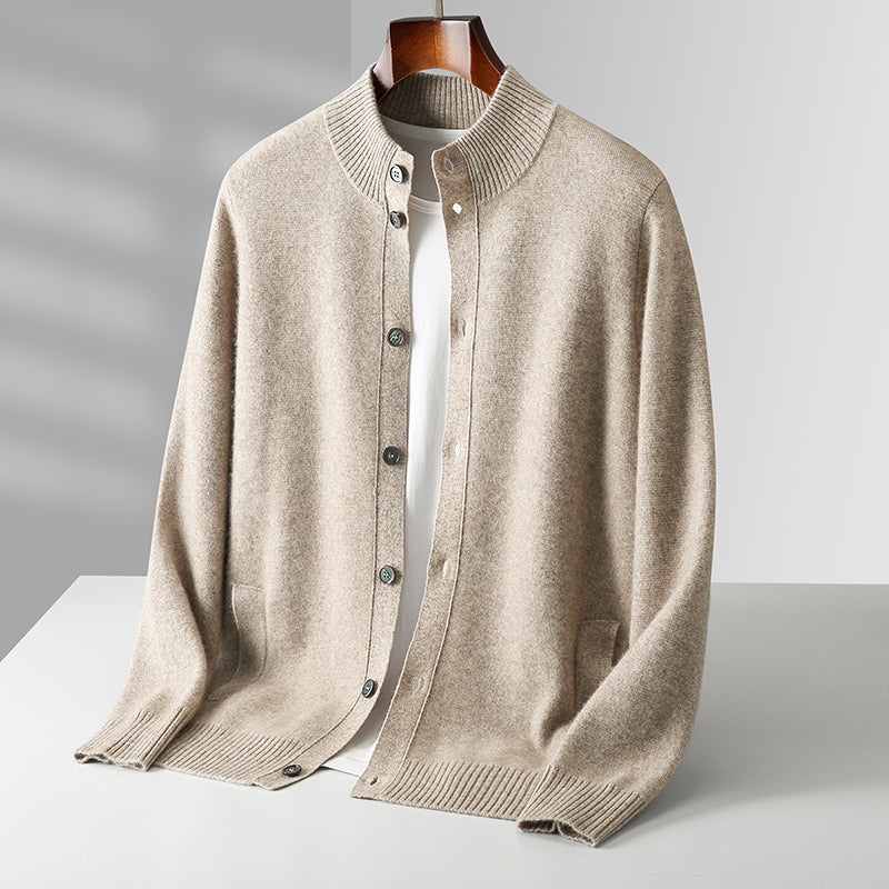 Remorian Pure Merino Wool Cardigan