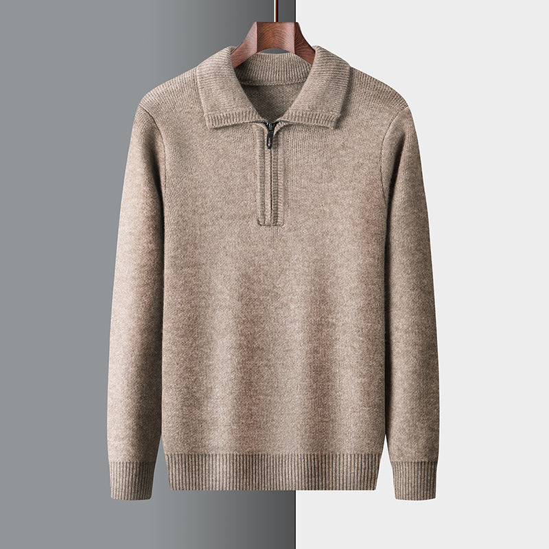 Accorto Cashmere Wool Half Zip