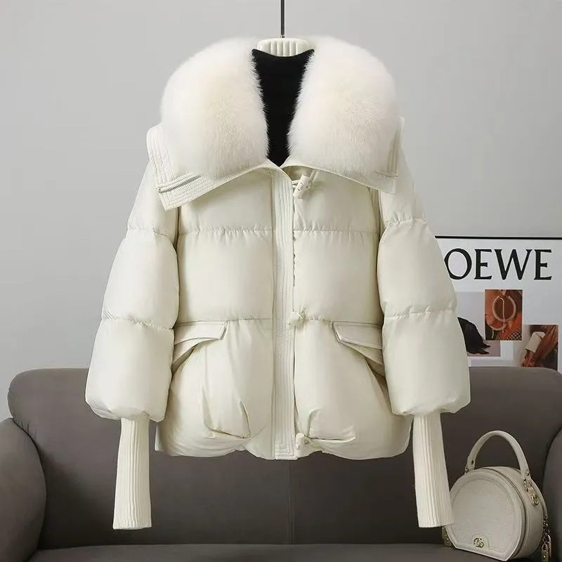 La Rochelle Cotton Collar Down Jacket