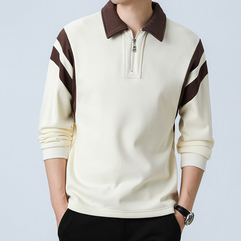 Verona Zip Lapel Sweatshirt