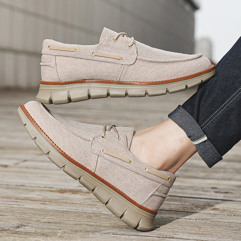 Villeneuve Canvas Boat shoes