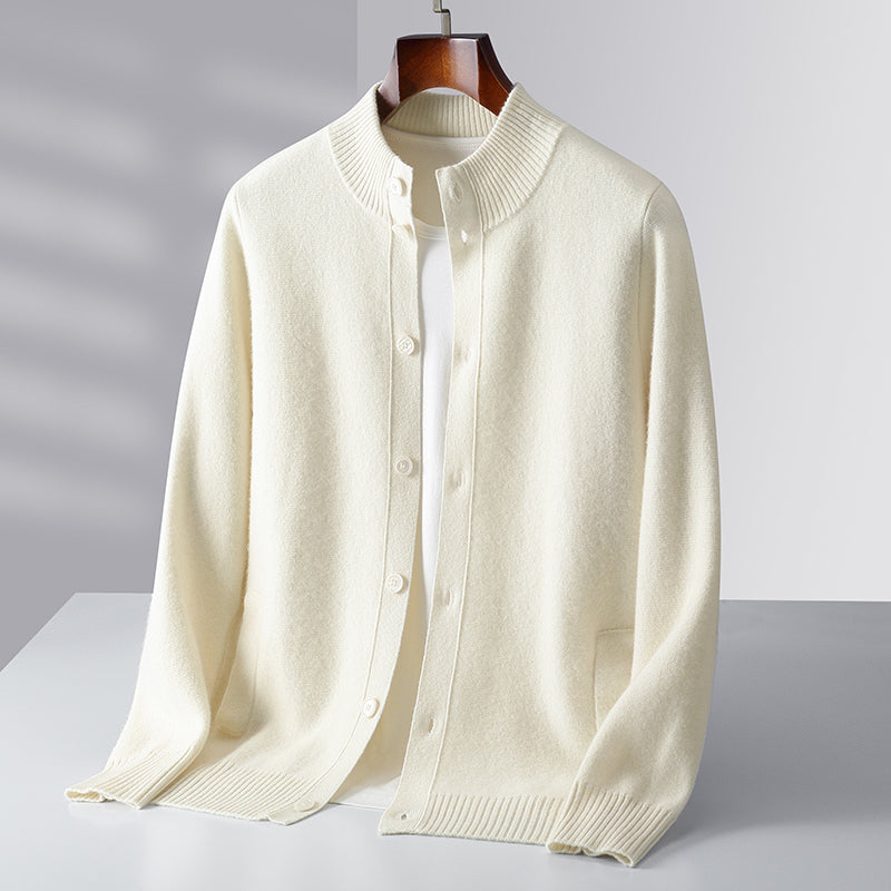 Remorian Pure Merino Wool Cardigan