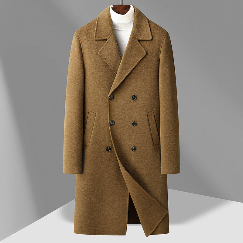 Le Colombier Cashmere Wool Padded Trench Coat