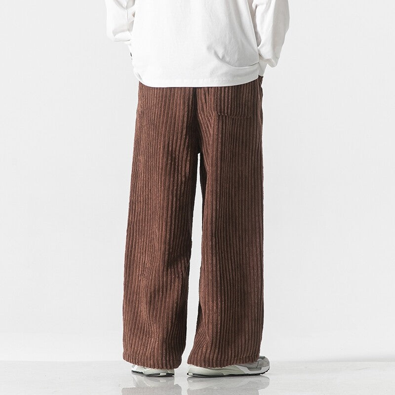 Bellet Loose Fit Corduroy Cotton Sweat Pants