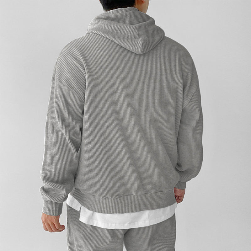 Peille Corduroy Cotton Hoodie