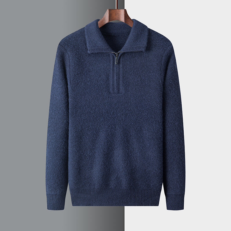 Accorto Cashmere Wool Half Zip