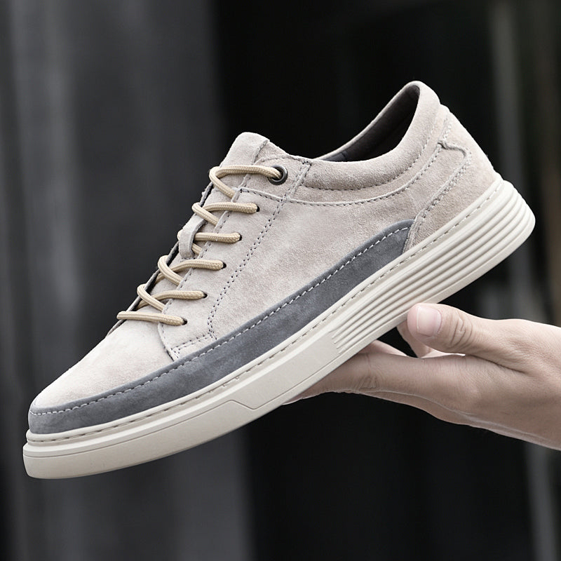 Dalmase Leather Canvas Shoes