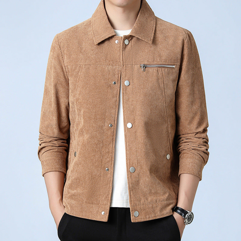 Prieure Corduroy Cotton Lapel Jacket